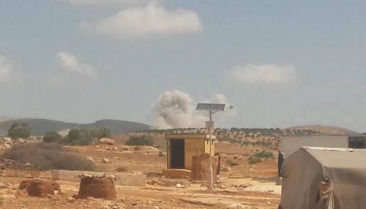 Russian warplanes again bomb "De-escalation" area
