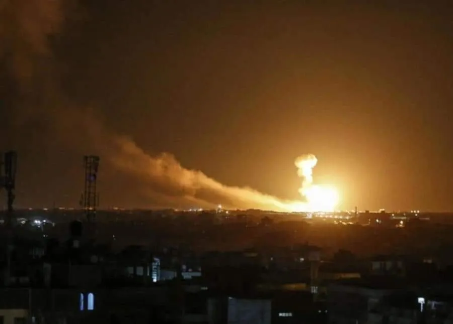 Deaths and injuries as a result of Israeli strikes on Damascus government areas