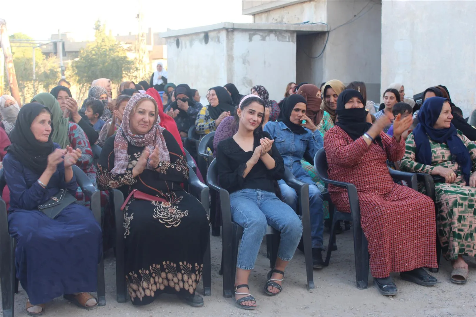 People of Al-Jazera protest against leader's isolation, Turkish occupation