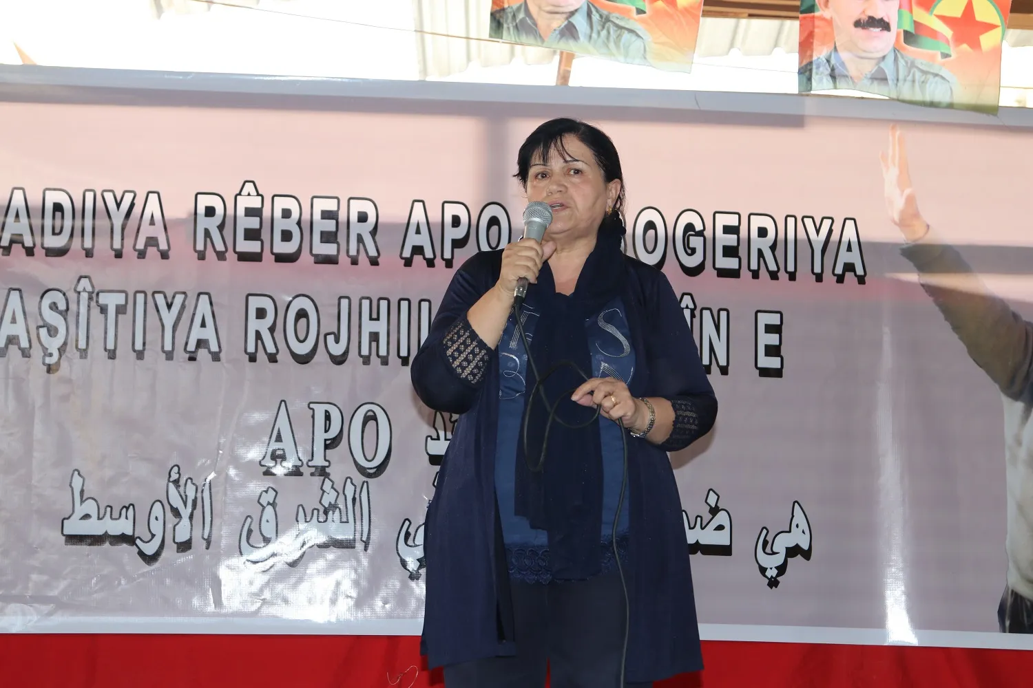 People of Al-Jazera protest against leader's isolation, Turkish occupation