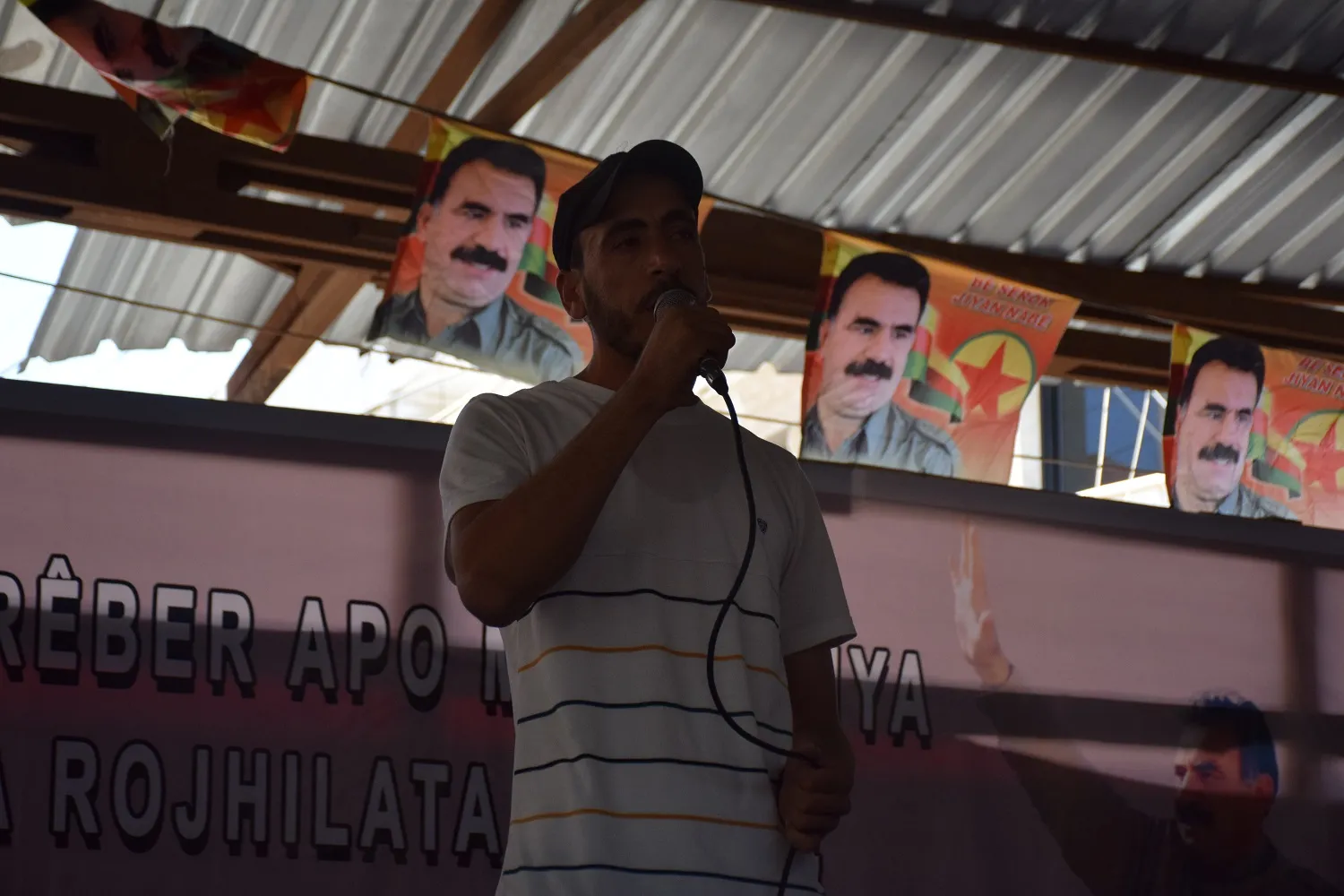 People of Al-Jazera protest against leader's isolation, Turkish occupation