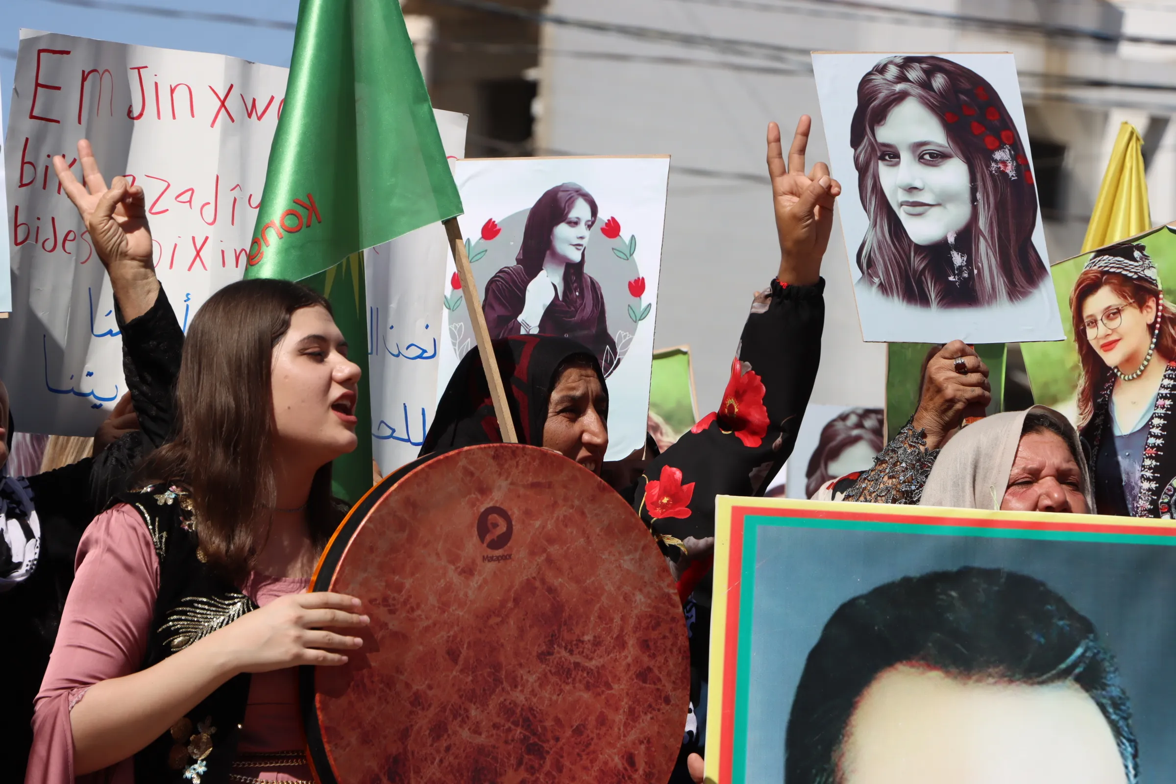 NE Syria People commemorate first anniversary of Jina Amini’s death