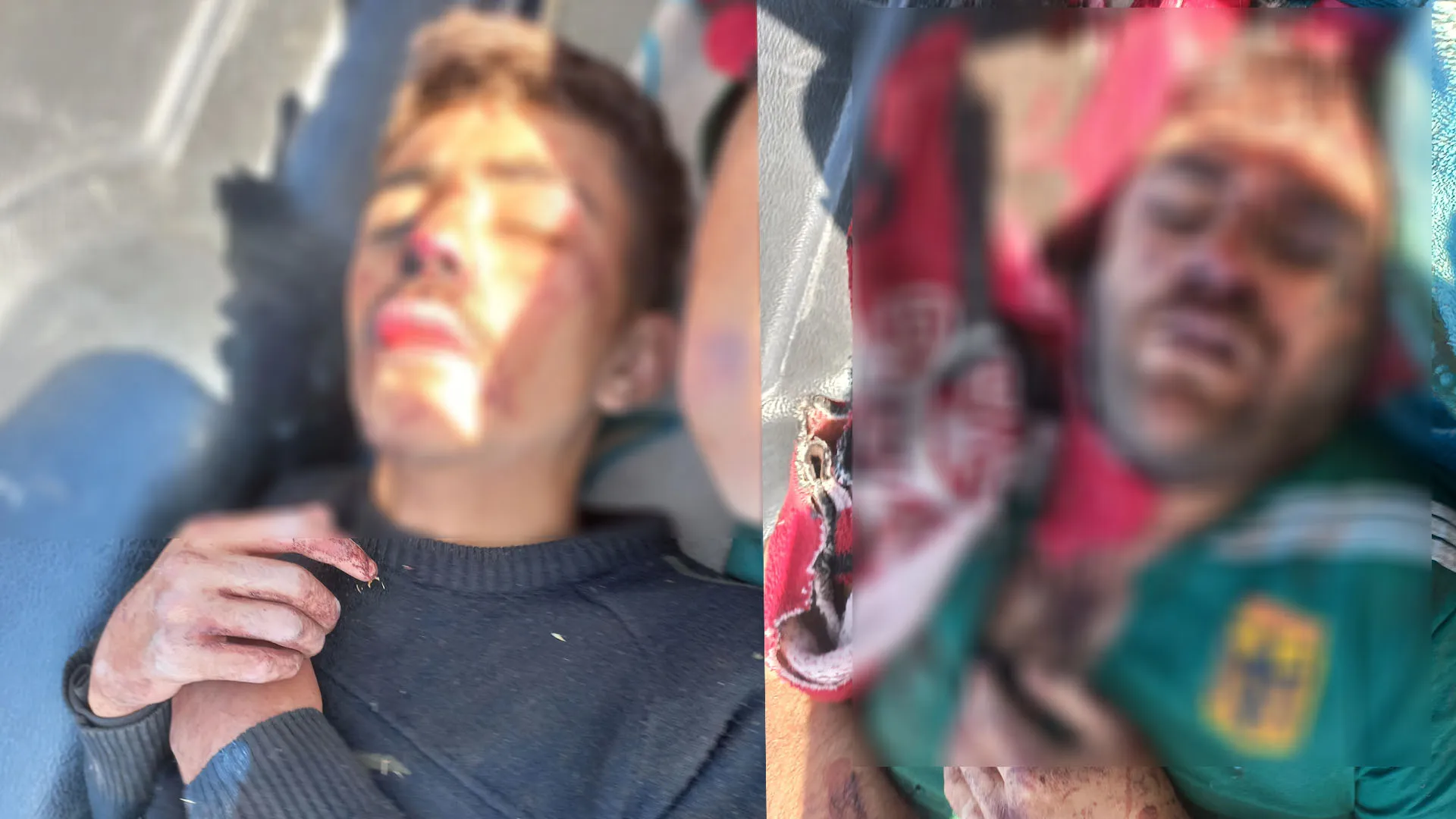 Turkish gendarme brutally beat 2 Syrian young men