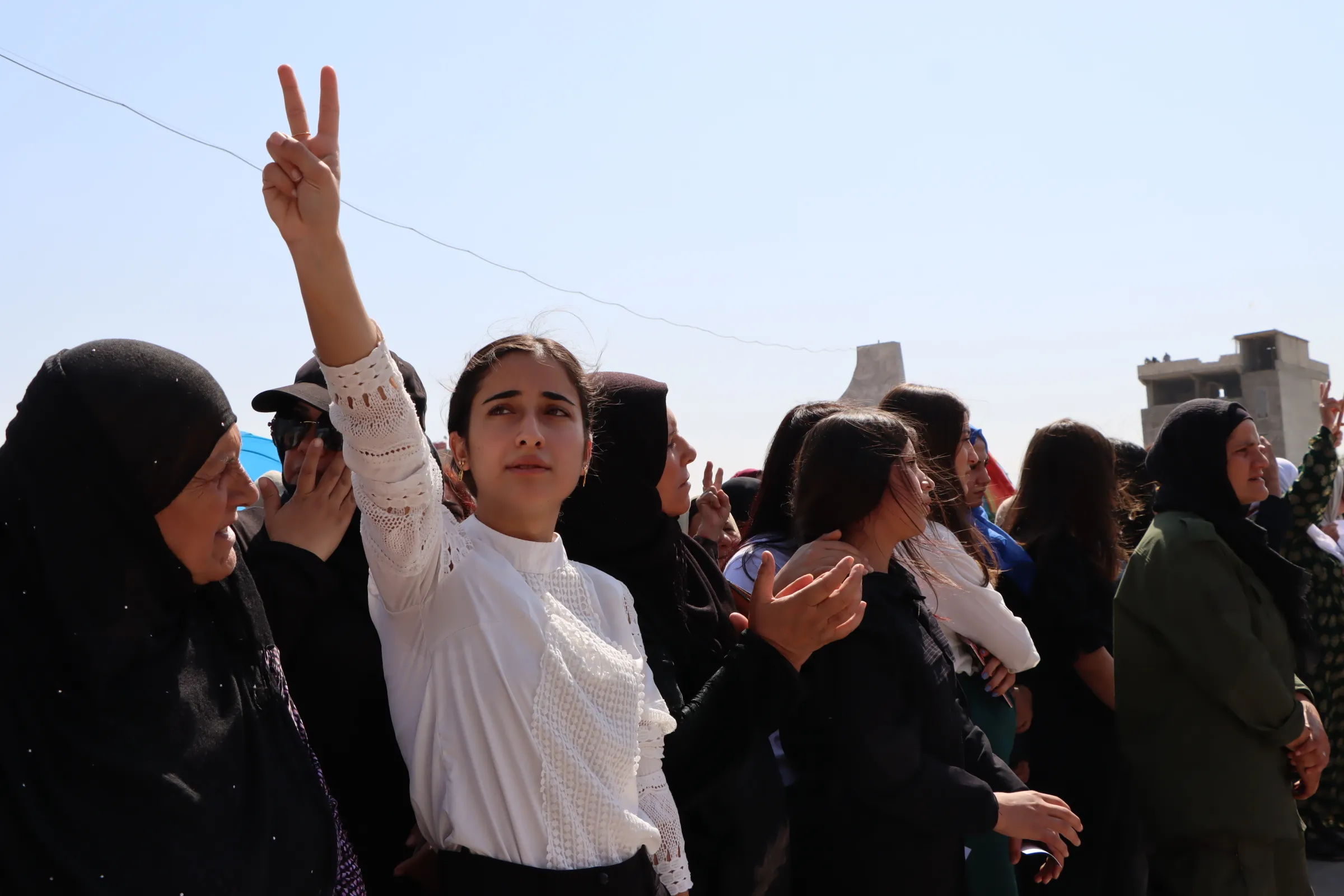 Thousands bid farewell to bodies of martyrs, Seyîd Evran, Aslan Qamishlo