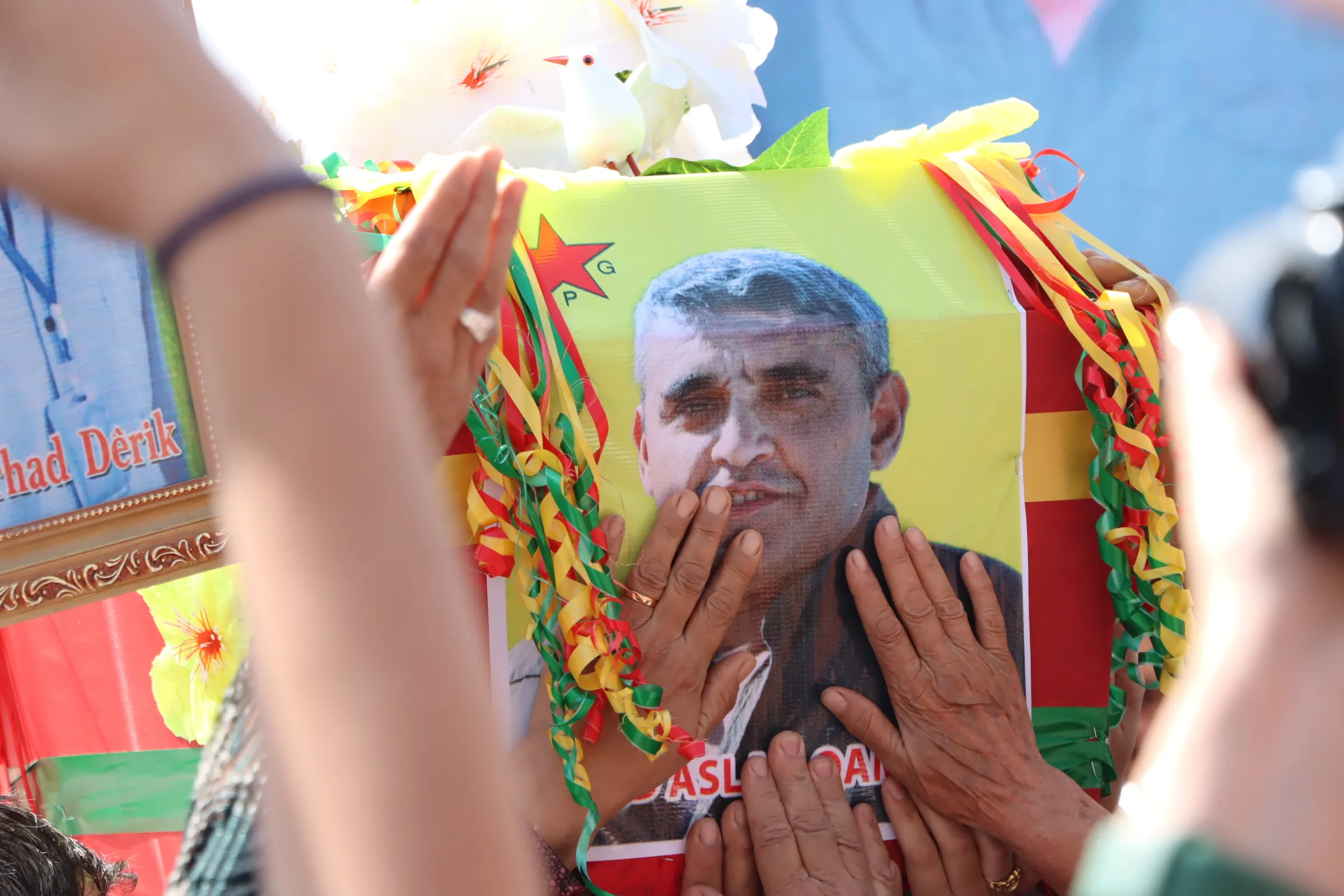 Thousands bid farewell to bodies of martyrs, Seyîd Evran, Aslan Qamishlo
