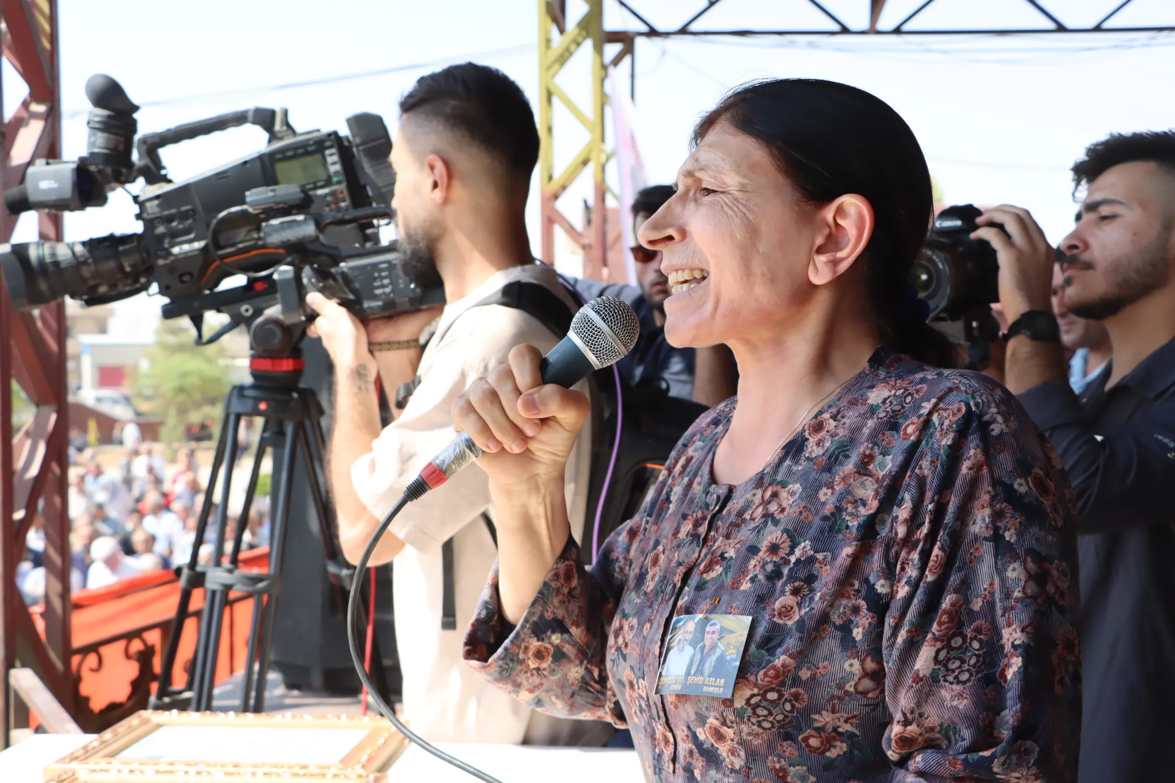 Thousands bid farewell to bodies of martyrs, Seyîd Evran, Aslan Qamishlo
