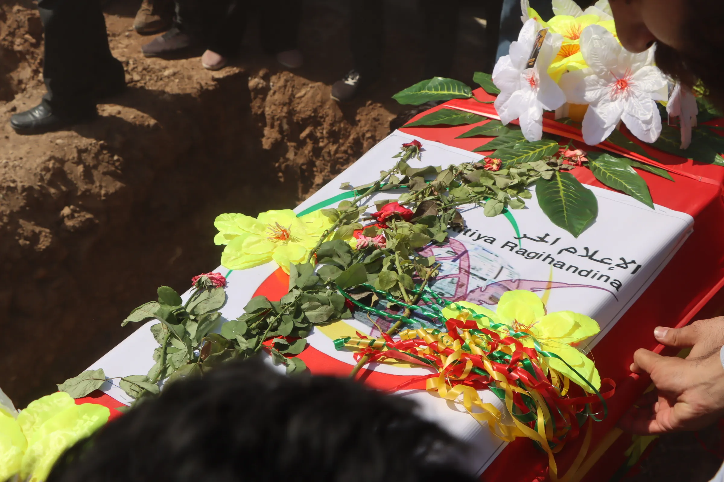 Thousands bid farewell to bodies of martyrs, Seyîd Evran, Aslan Qamishlo