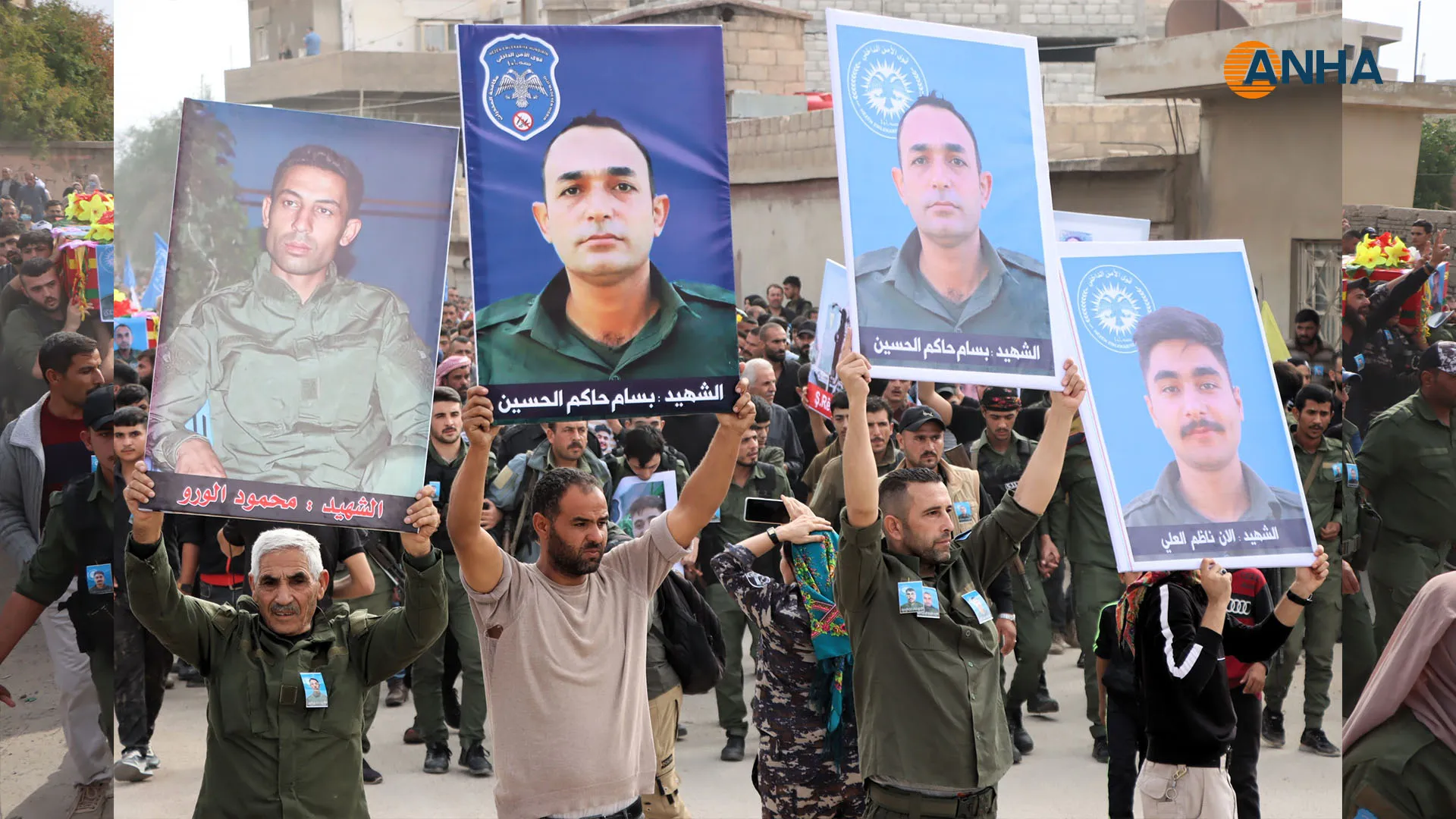 Funeral ceremony of Anti-drug martyrs begins in NE Syria