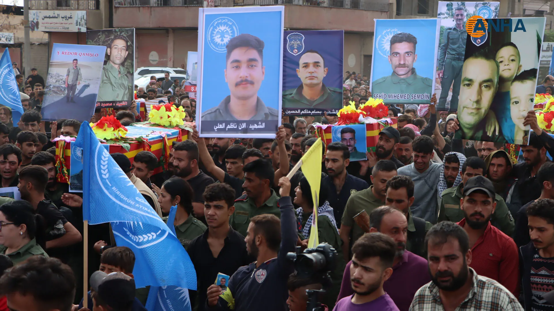 Funeral ceremony of Anti-drug martyrs begins in NE Syria