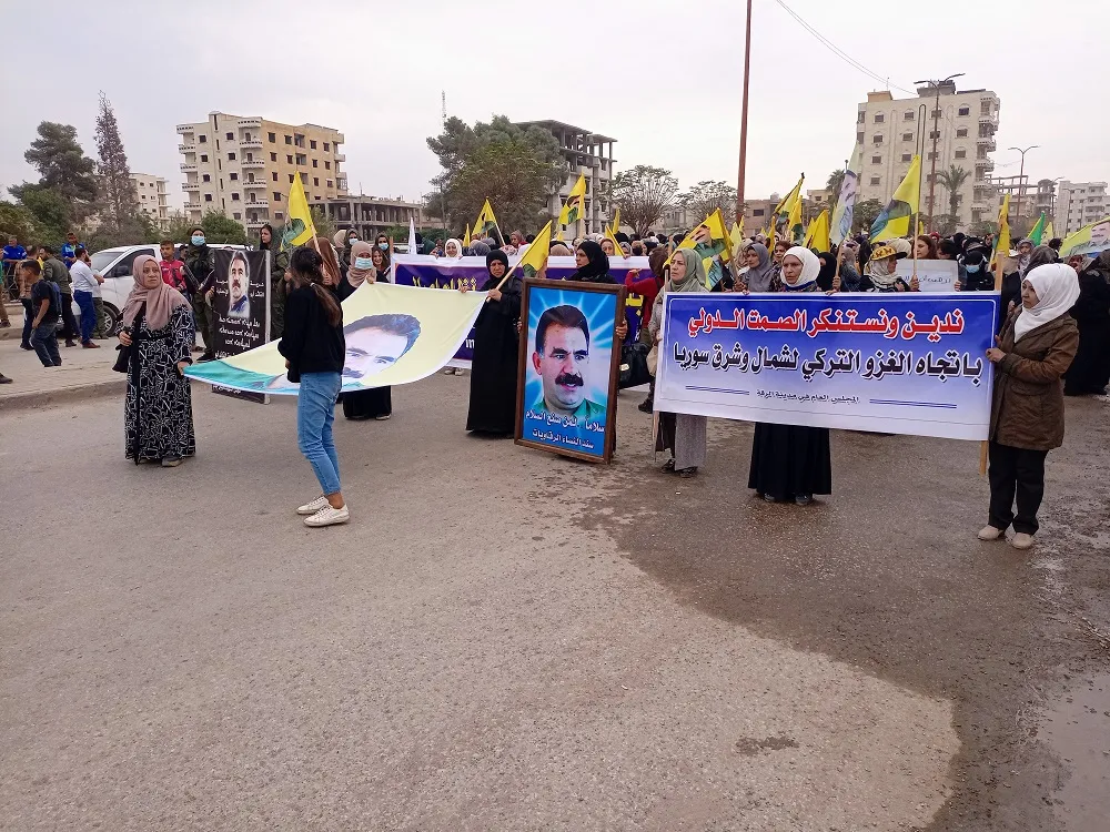 Massive demonstrations launched throughout NE Syria