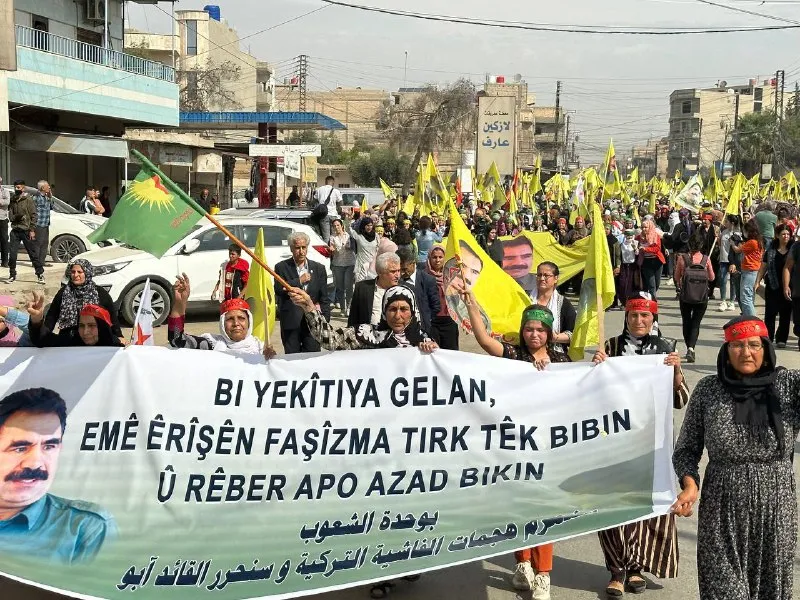 Massive demonstrations launched throughout NE Syria