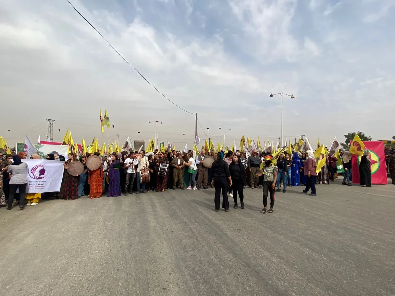 Massive demonstrations launched throughout NE Syria
