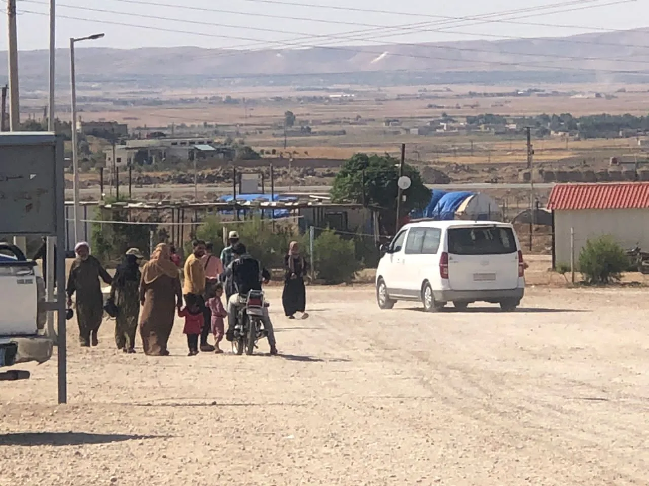 ​​​​​​​Following Turkish bombing, local organizations evacuate their points within camp in Hasaka