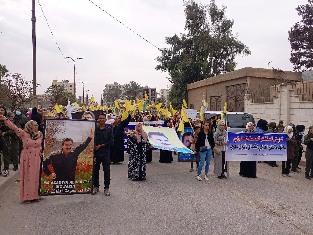 Massive demonstrations launched throughout NE Syria