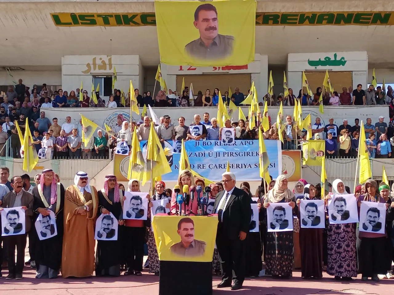 Popular Initiative joins global campaign for leader Ocalan's physical freedom