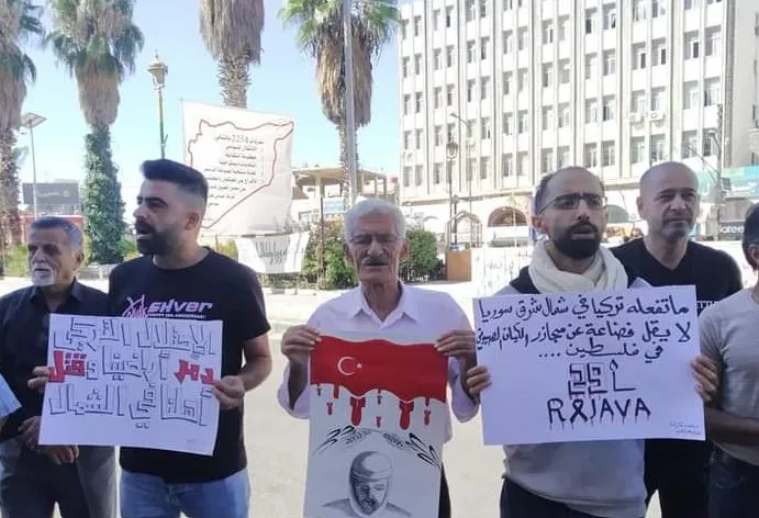 People of Suwayda slam Turkish occupation attacks on NE Syria