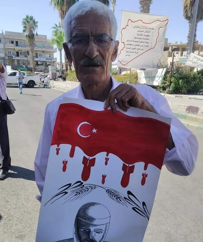 People of Suwayda slam Turkish occupation attacks on NE Syria