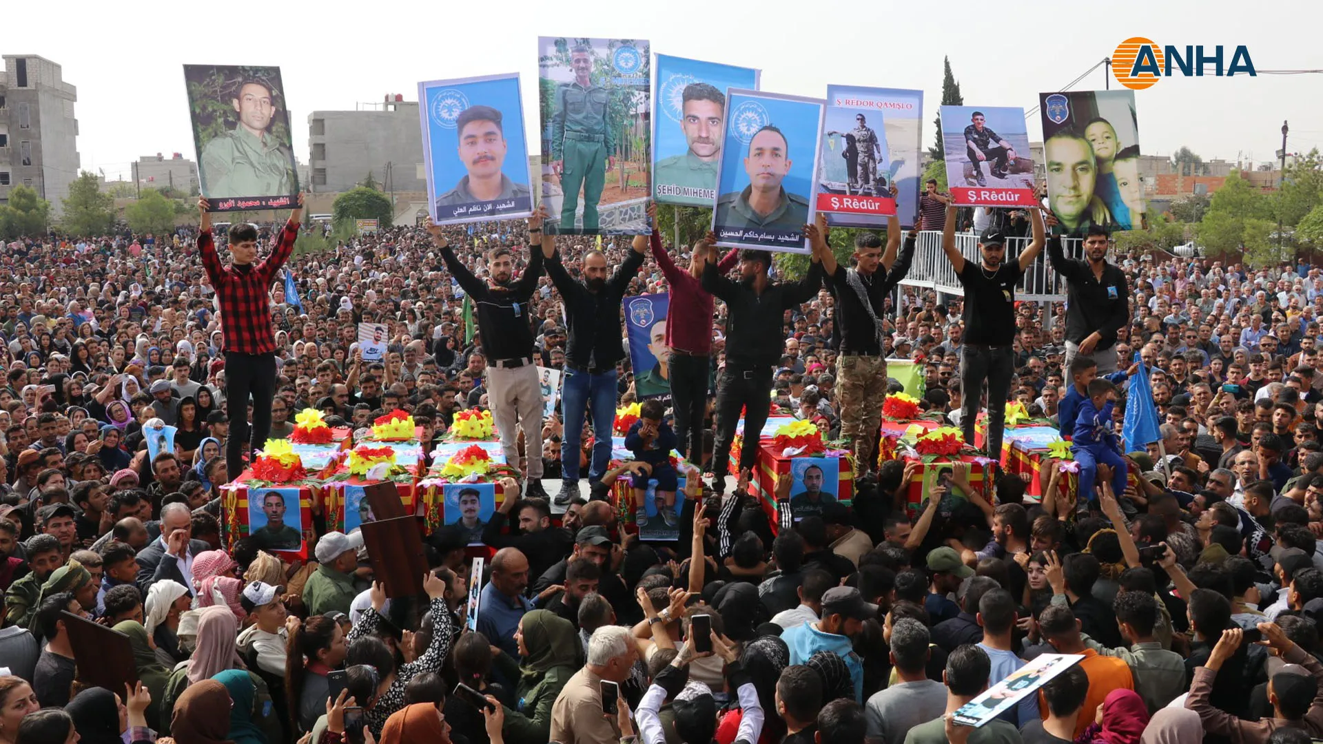 During funeral ceremony, Components of Qamishlo pledge to protect democratic project