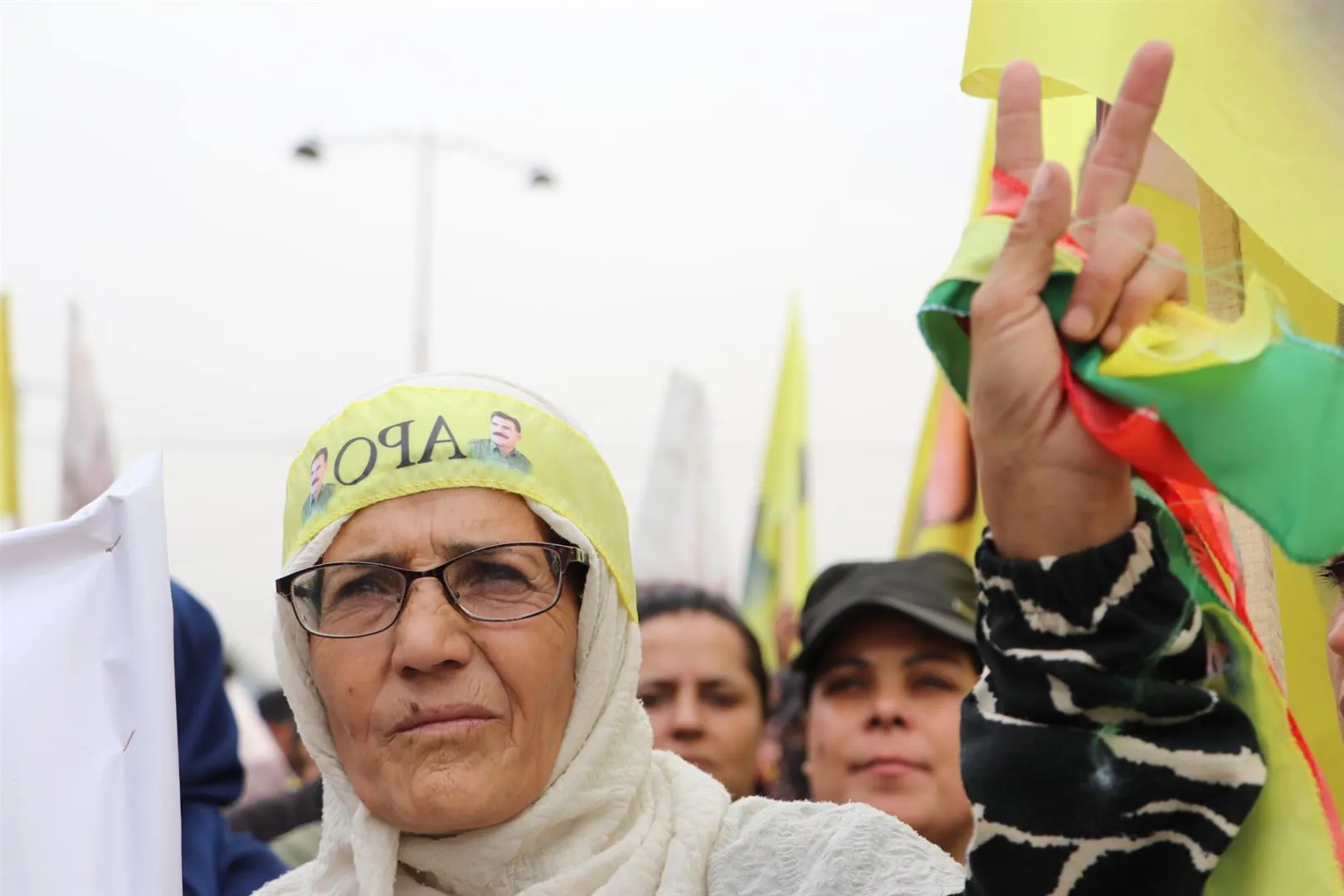People of Hasaka protest against international conspiracy, Turkish assaults