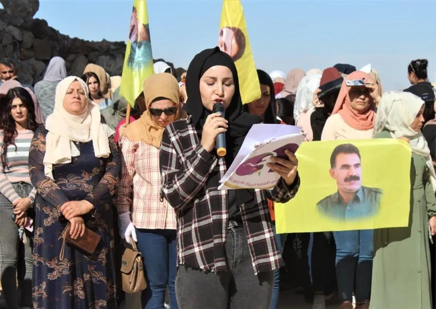 Rally in Tal Tamr in support of global campaign for leader Ocalan freedom