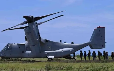 American military plane with 8 people on board crashed