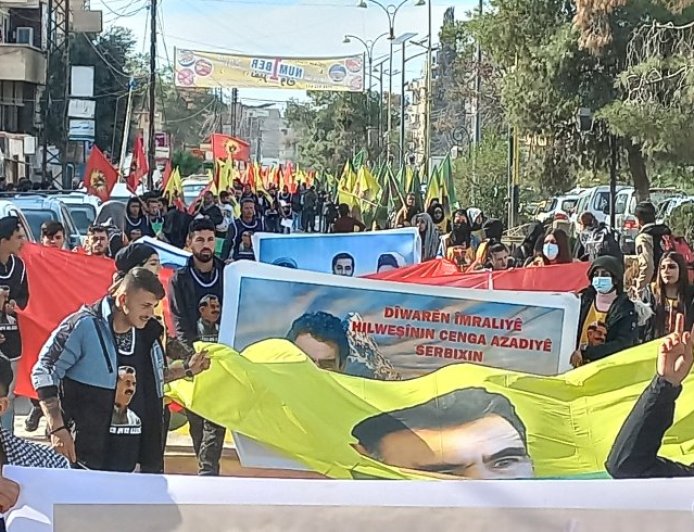  3-day long Foot march for leader Ocalan 