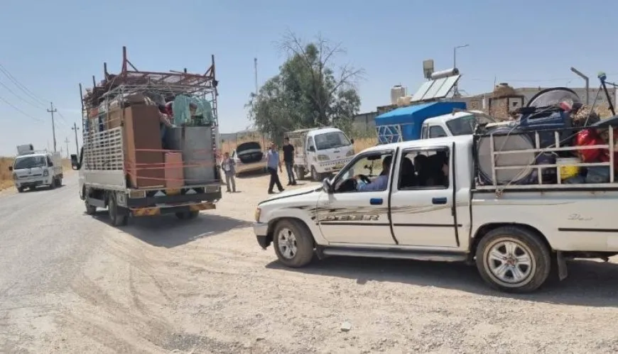 1,150 displaced Yazidis returned to Şengal