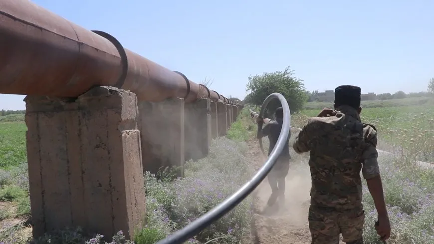 SDF seizes quantities of pipes intended for smuggling fuel into Damascus government areas