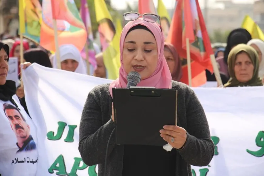 People of Manbij call for leader Ocalan's physical freedom
