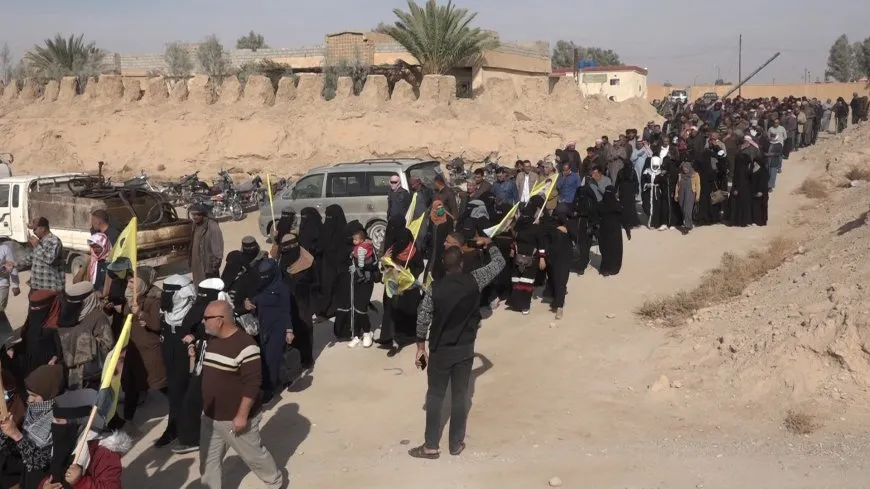 People of Manbij call for leader Ocalan's physical freedom