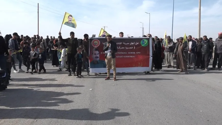 People of Manbij call for leader Ocalan's physical freedom