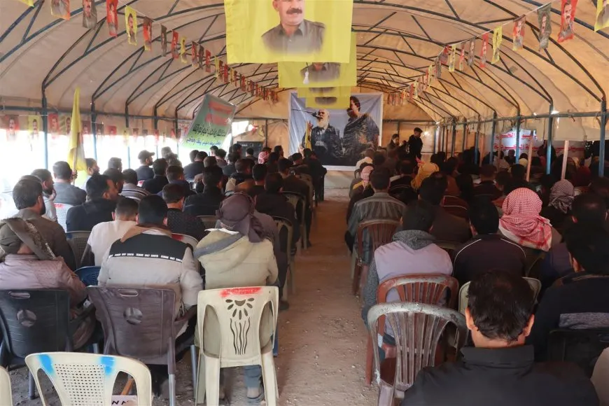 People of Markada, Al-Shaddadi join sit-in tent of Hasaka