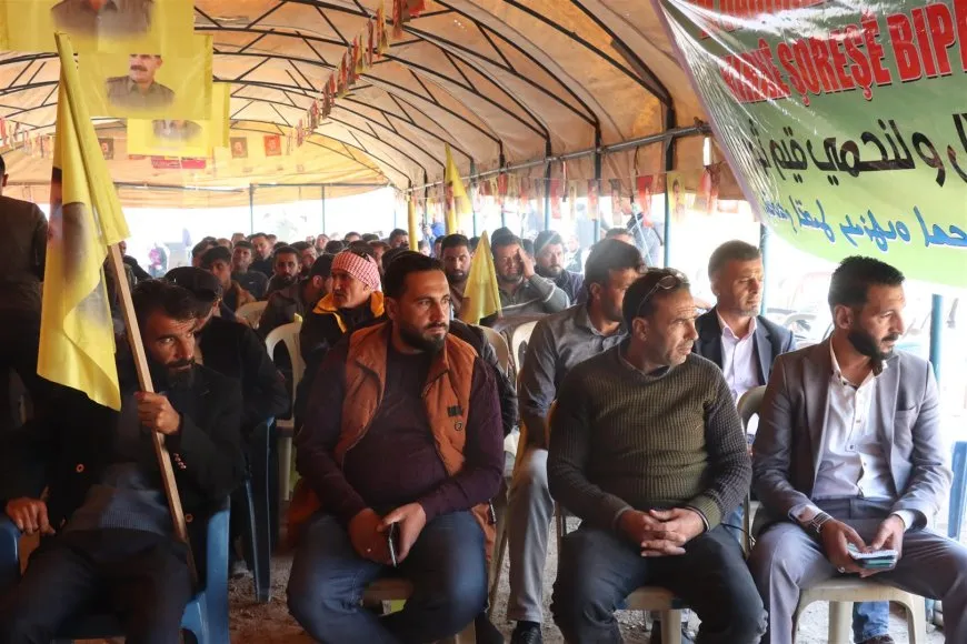People of Markada, Al-Shaddadi join sit-in tent of Hasaka