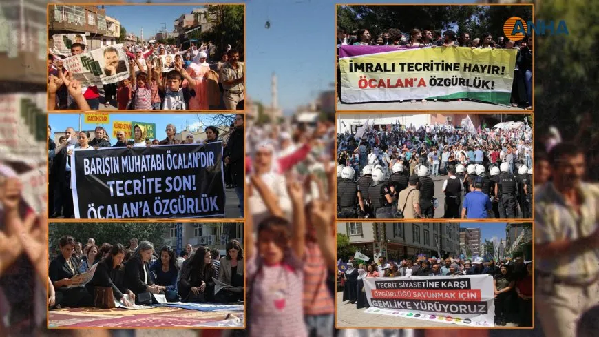 Freedom March...8th event in Gemlik, Turkey, against the policy followed in Imrali
