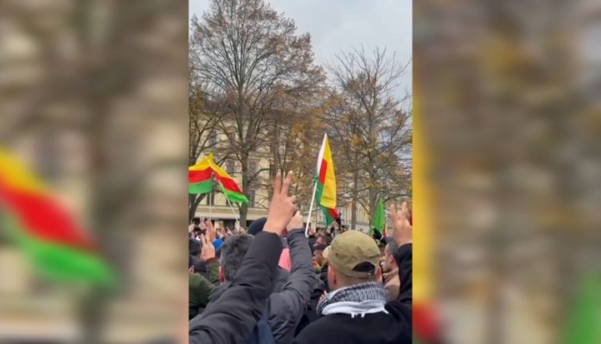 German police attack Kurds and their friends