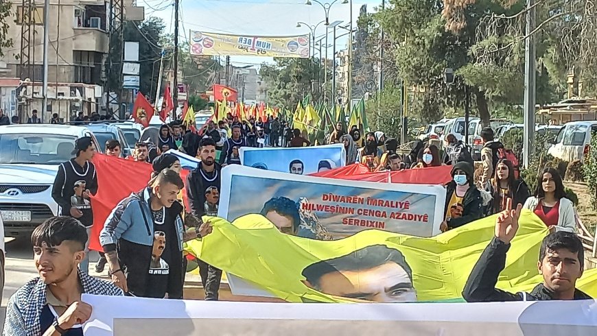  3-day long Foot march for leader Ocalan 