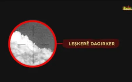 Scene of Turkish soldier being sniped