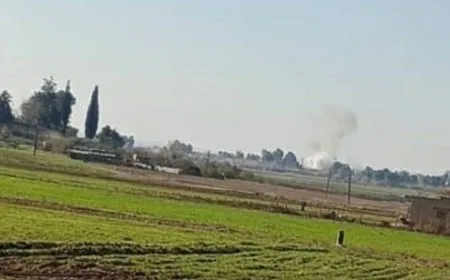 Turkish occupation bombes villages of Tal Tamr district