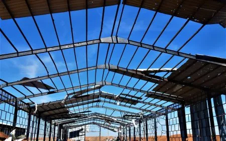 Damage caused by Turkish attacks of grain warehouses in NE Syria region