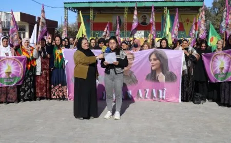 Recalls female revolutionaries Sara, Rojbîn, and Ronahî in NE Syria