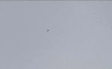 Unknown UAV hovers Makhmour