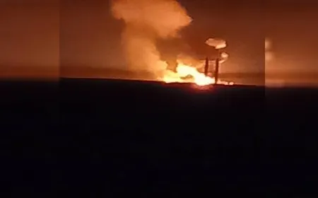 Turkish occupation bombs gas plant in Derik countryside
