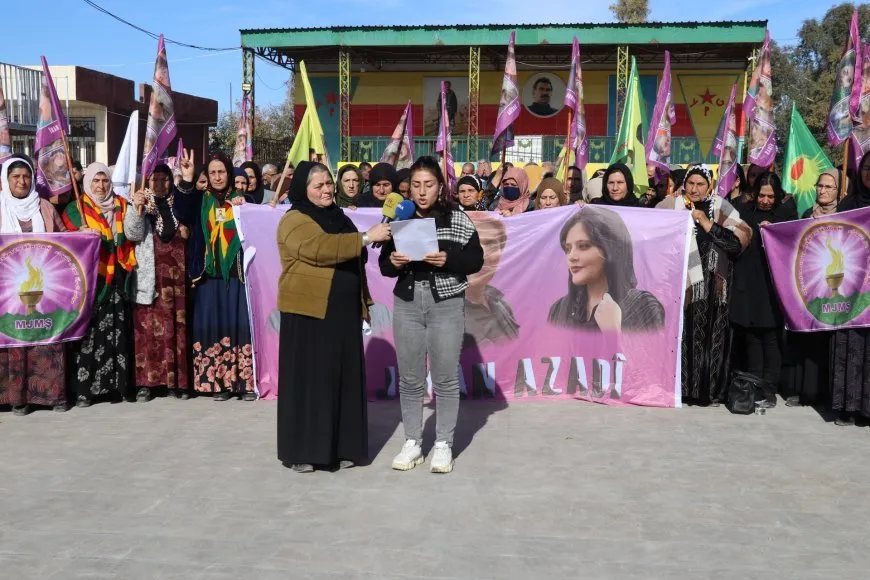 Recalls female revolutionaries Sara, Rojbîn, and Ronahî in NE Syria