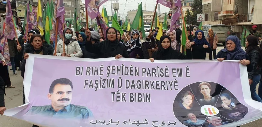 Rallies in NE Syria to recall martyrs of Paris massacres