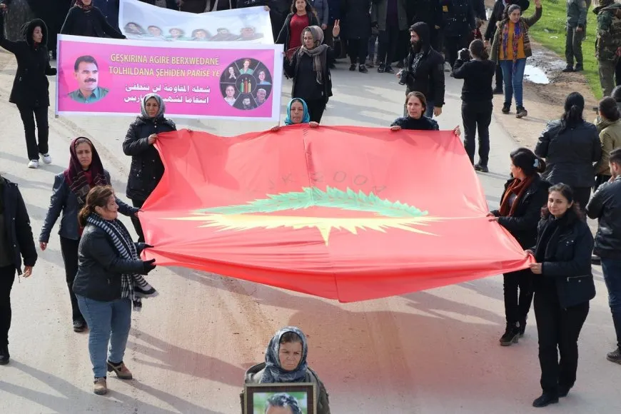 Thousands in Aleppo, Shahba recall martyr Sakine, her two companions