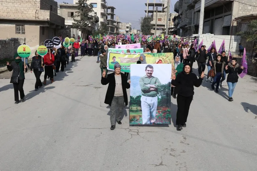 Thousands in Aleppo, Shahba recall martyr Sakine, her two companions