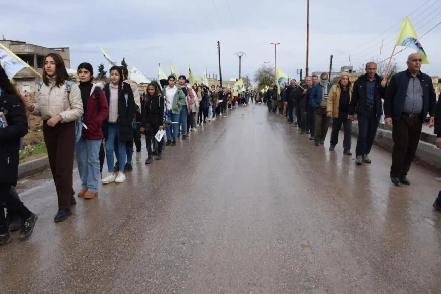 People of Kobani call for leader's physical freedom