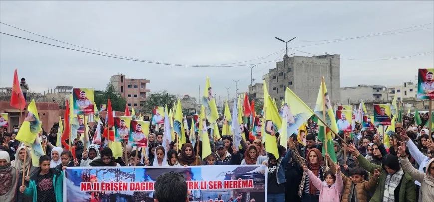 Massive protests in NE Syria denouncing genocidal attacks