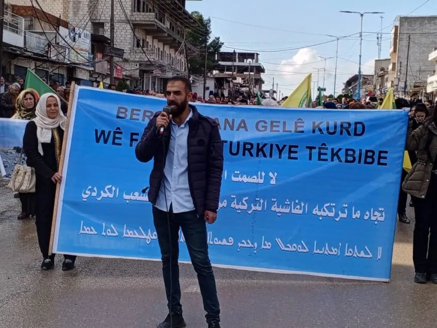 Thousands in Jazera Canton denounce attacks of Turkish occupation state