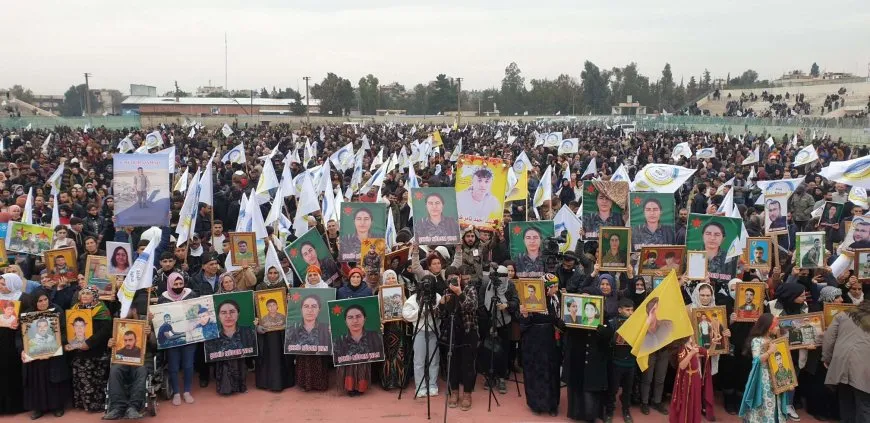 Mass march arrives at March 12 Martyrs Stadium